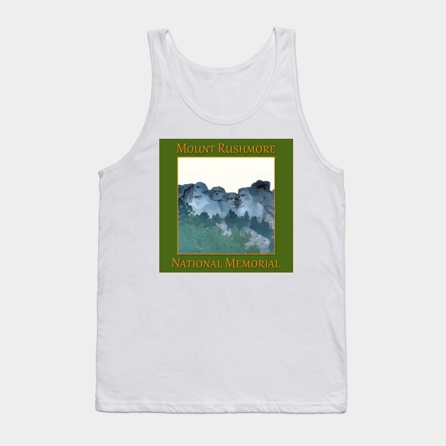 Mount Rushmore National Memorial Tank Top by WelshDesigns